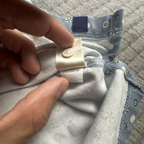 Onward Reserve Performance Polo Mens L Blue Pattern Geometric Golf Short Sleeve - Picture 8 of 8